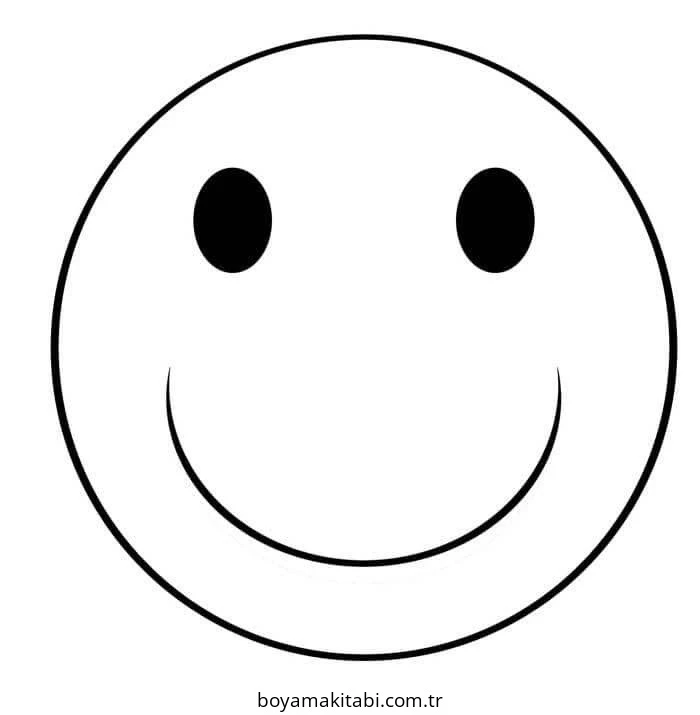 Emoji boyama sayfası – eğlenceli etkinlik, el becerilerini geliştirir