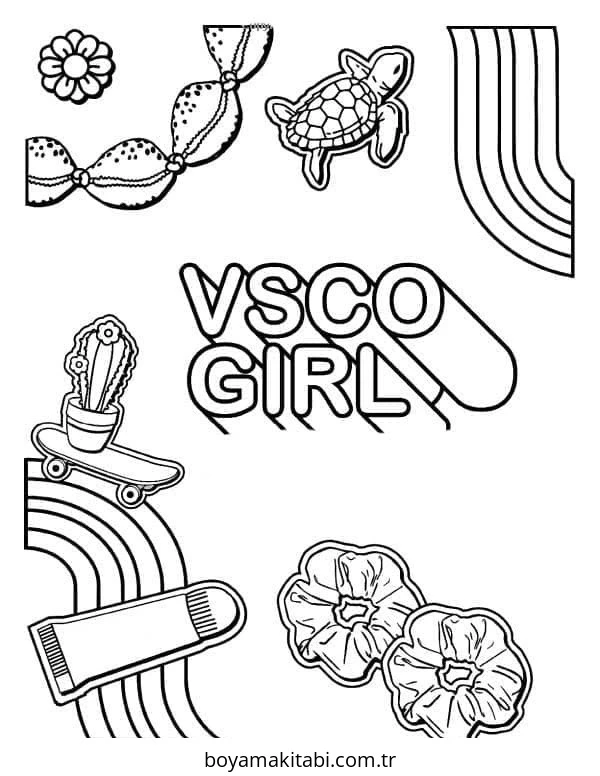 Vsco boyama sayfası – boyama çalışması, yaratıcılığı geliştirir