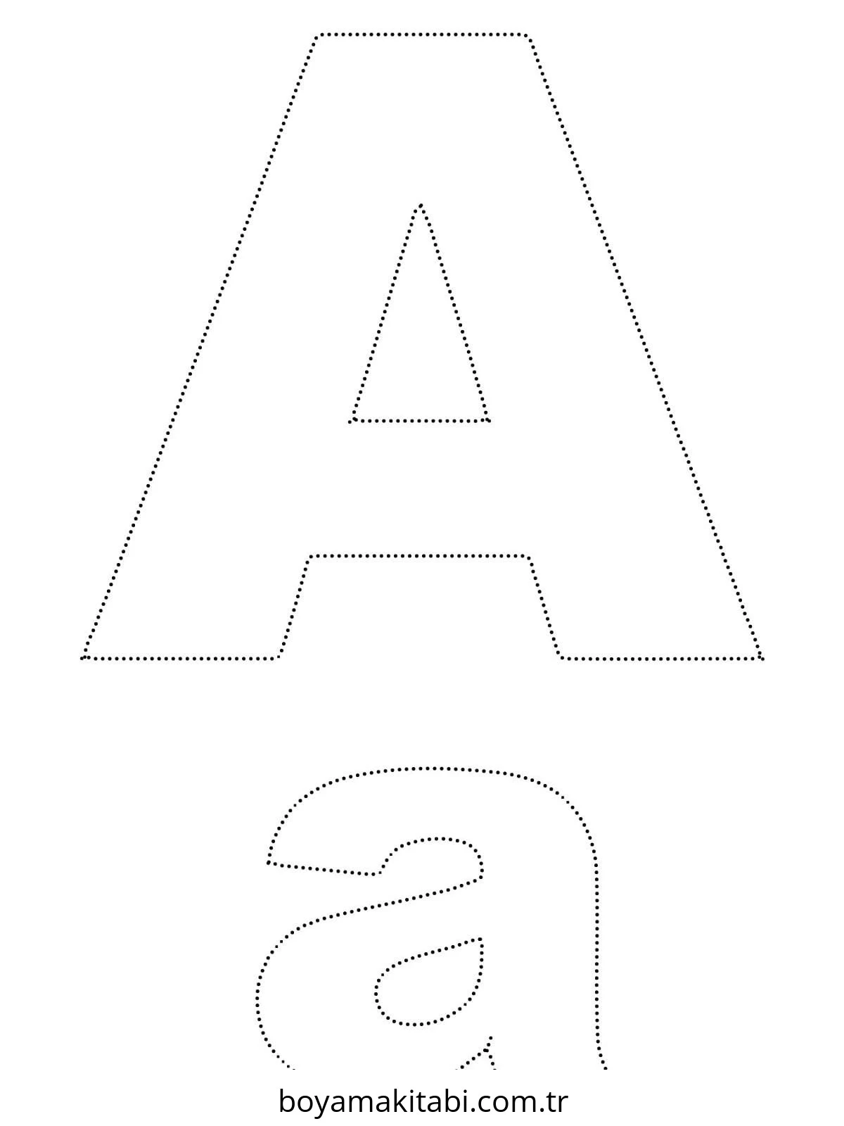 Alfabe Boyama
